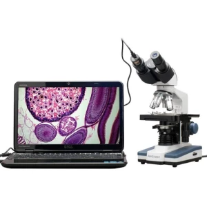 Microscopio Óptico Digital Profesional Amscope B120c-e1 Blanco 127v