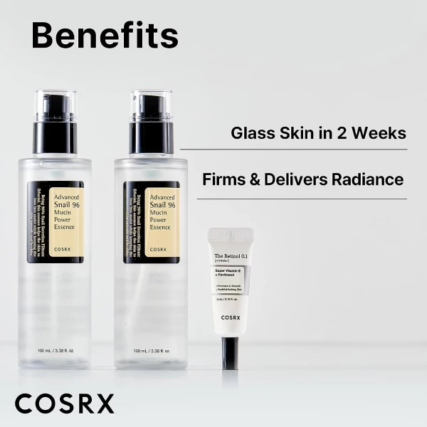 Cosrx Kit Hidratante Y Reafirmante Facial, Mucina Y Retinol Momento De Aplicación Día/noche Tipo De Piel Todo Tipo De Piel - Image 4
