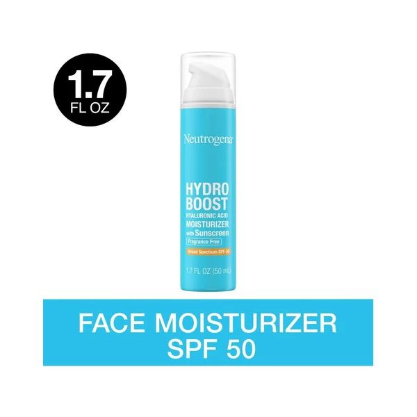 Neutrogena Hydro Boost Spf 50 Crema Hidratante Sin Fragancia Momento De Aplicación Día Tipo De Piel Todo Tipo De Piel - Image 2