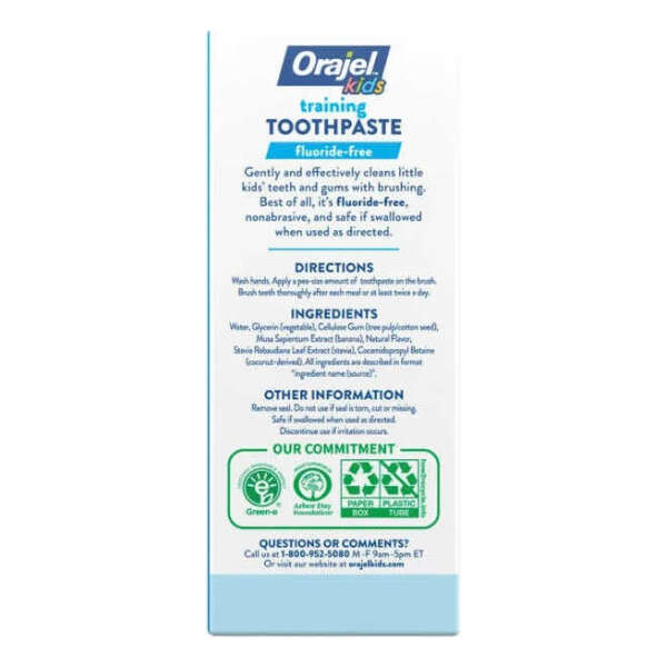 Orajel Pasta Dental Niños Sin Flúor Bebes - Image 3