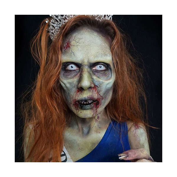 Base De Maquillaje En Cremoso Mehron Mehron Fantasy Fx Mehron Tono Zombie Carne - 30ml 1.76oz - Image 4