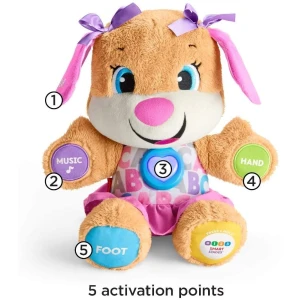 Peluche Educativo Fisher-price Ríe Aprende Ingles Hermanita - Image 2