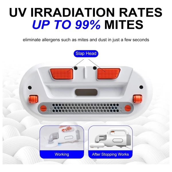 Swdk Aspiradora De Mano Uv 12kpa Con Cable, 400w Color Blanco - Image 5