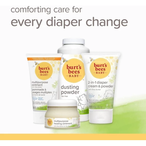 Burt's Bees Crema Para Rozadura De Pañales, Sin Talco, Baby - Image 3