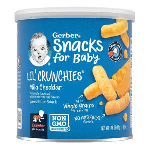 Gerber Lil Crunchies Snack Para Bebes 42g Sabores Variados Sabor Vanilla Maple