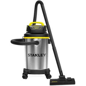 Aspiradora Stanley Sl18129 4 Hp Uso En Seco O Mojado 4 Galon Color Negro/plateado