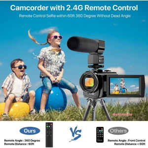 Videocámara Digital Youtube Vlogging Grabadora 1080p 24.0mp - Image 4