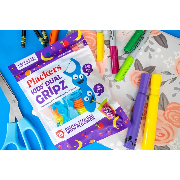Plackers Hilo Dental Para Niños Pack De 75unid Cada Uno - Image 4