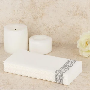 Party Bargains Papel Desechable Con Tacto De Lino 200 Piezas - Image 4