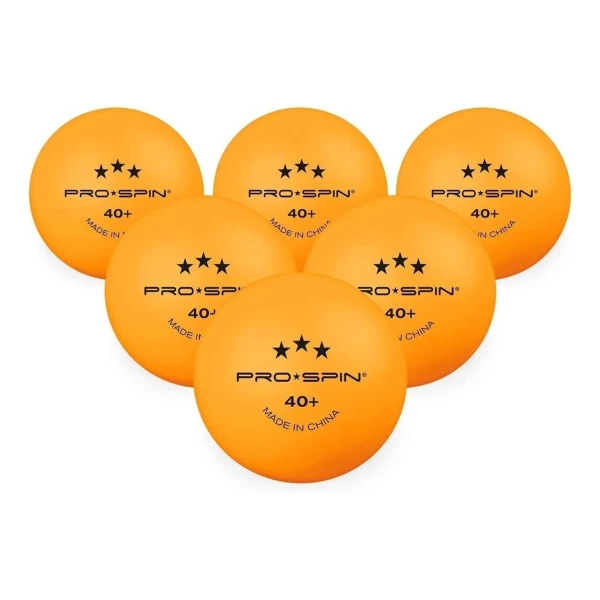 Pelotas De Ping Pong Naranja, Pro-spin, 3 Estrellas Caja 12. - Image 2