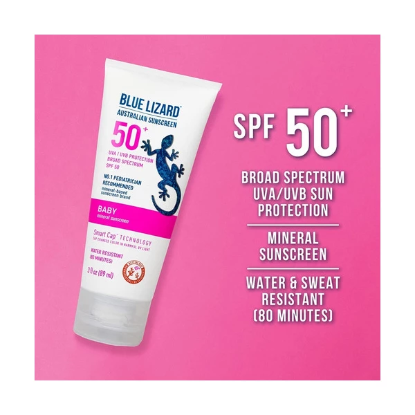 Blue Lizard Protector Solar Baby Con Óxido Zinc Spf 50+ 89ml - Image 2
