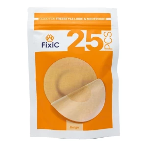 Parches Adhesivos Para Sensor, Fixic Freestyle, 25 Piezas