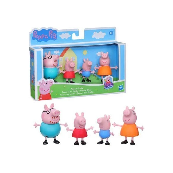 Peppa Pig Paquete De 4 Figuras De La Familia - Image 2