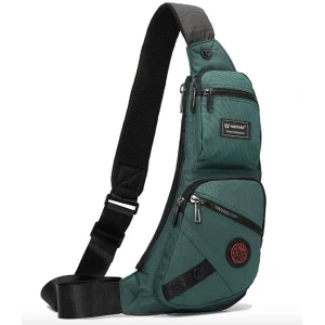 Bolso Honda Nicgid Mochila Bandolera Para Hombre Lysb01mz3hk Color Verde Oscuro 3 Diseño De La Tela Liso