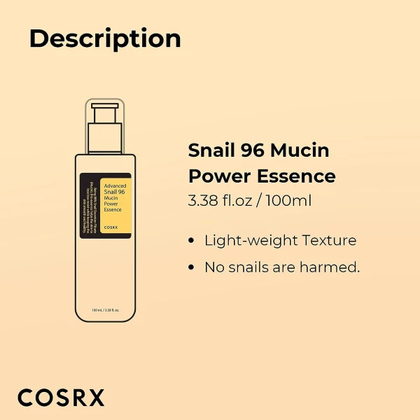 Suero Hidratante Para Rostro Cosrx Snail Mucin Momento De Aplicación Día/noche Tipo De Piel Todo Tipo De Piel - Image 4
