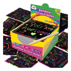 Zmlm Juego Manualidades 125hojas Para Rascar,crear Y Dibujar