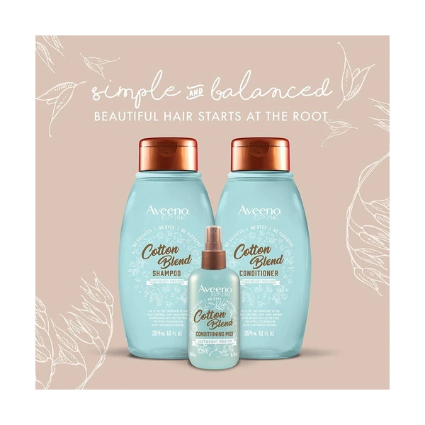 Aveeno Champú Hidratante Cotton Blend 354ml - Image 2