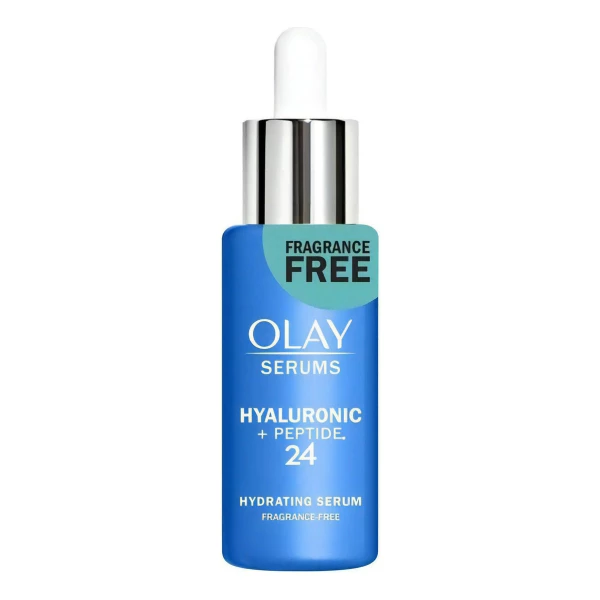 Olay Suero Facial Con Ácido Hialurónico + Péptido 24, 40ml Momento De Aplicación Día/noche Tipo De Piel Todo Tipo De Piel - Image 2