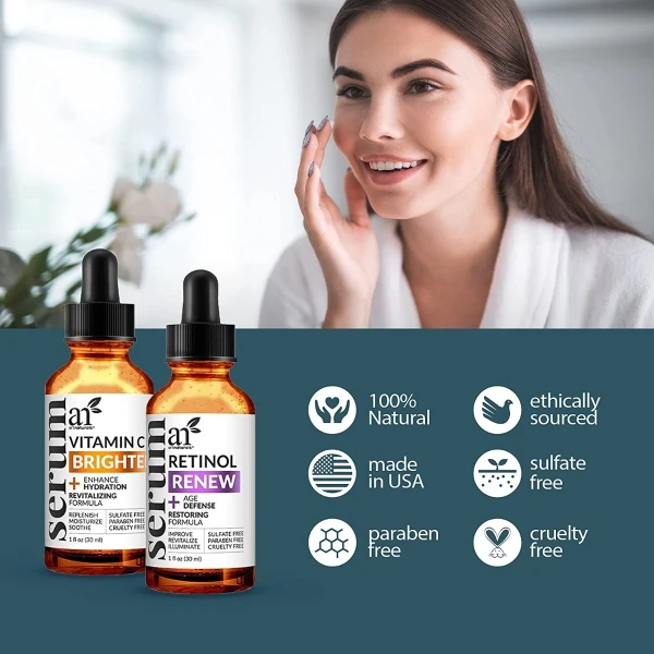 Artnaturals Kit De Cuidado Facial Vitamina C Y Retinol 30 Ml - Image 2