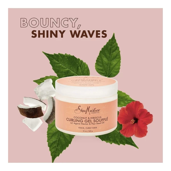 Crema Para Rizos, Sheamoisture Coco Y Hibiscus Curling 12oz - Image 3