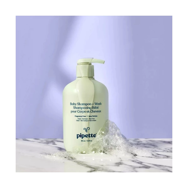 Pipette Baby Shampoo + Wash, Sin Fragancia 354ml - Image 4