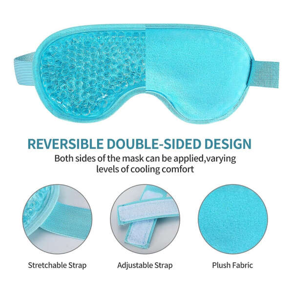 Casaori Máscaras De Gel Para Ojos Terapia Frío/caliente 2 Pz - Image 2