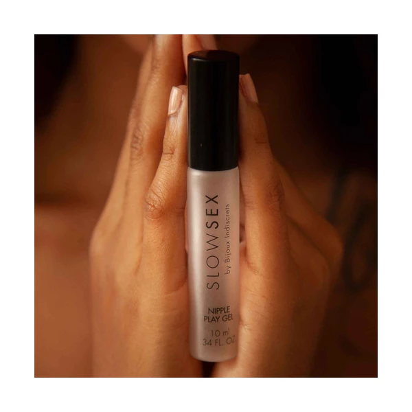 Bijoux Indiscrets Gel Slow Sex Nipple Play Roll-on Metálico Sabor Sin Sabor - Image 3