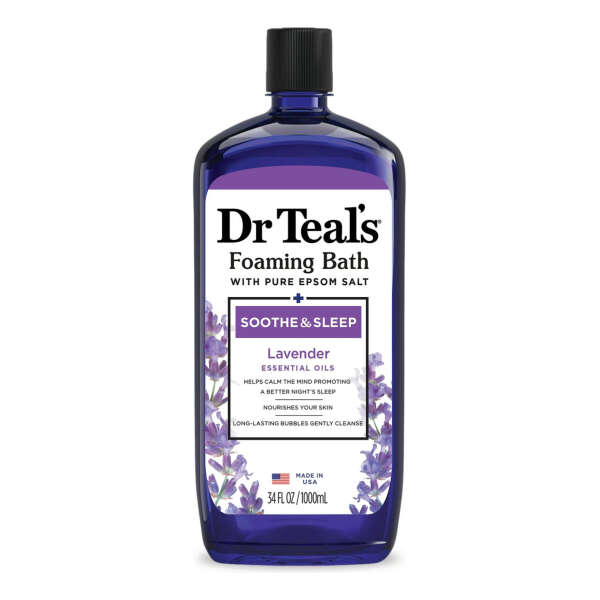 Dr. Teal Baño Espumoso Con Sal Pura De Epsom 34 Fl Oz (1 L) - Image 2