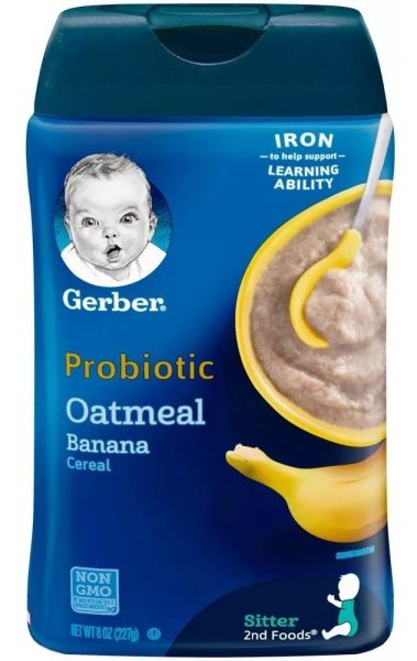 Gerber Cereal Avena-plátano Para Bebé Con Probióticos 227gr - Image 2