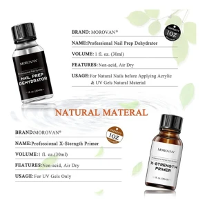 Morovan Imprimación Uñas Y Deshidratador Para Uñas Acrílicas 30ml - Image 2