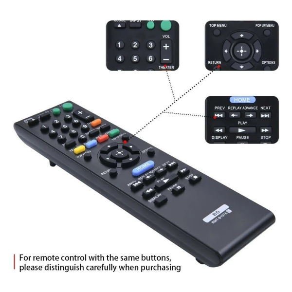 Control Remoto Para Sony Blu Ray, Dvd Bdp-s370 Bdp-s570 Bdp - Image 3