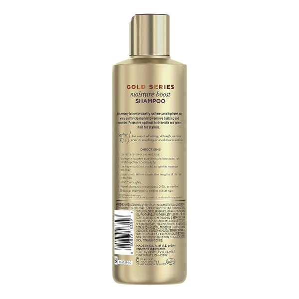 Pantene Pro V Gold, Shampoo Aumento De La Humedad, 270ml - Image 2