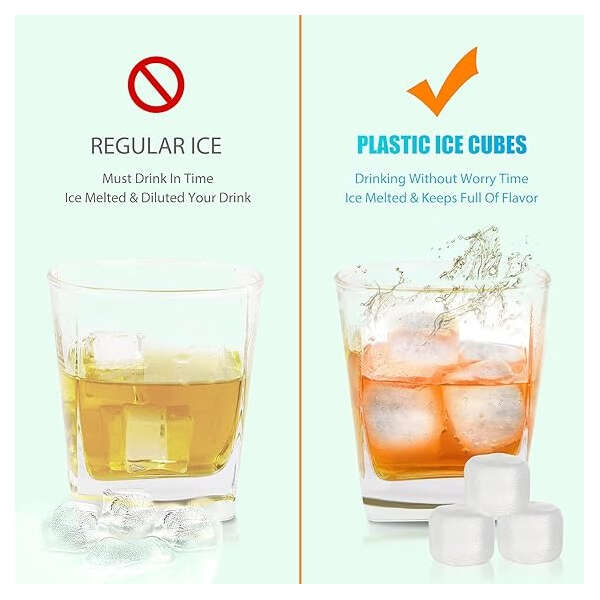 Cubos Reutilizables De Hielo Para Bebidas, 20pz - Image 2