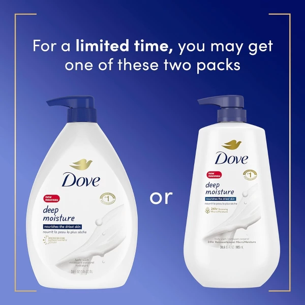 Dove Jabón Corporal, Humectación Profunda 905ml - Image 5