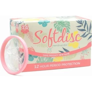 Discos Menstruales Desechables Certificados 14pzas Softdisc Color Transparente - Image 2