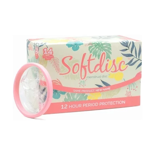Discos Menstruales Desechables Certificados 14pzas Softdisc Color Transparente - Image 2