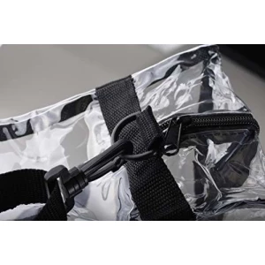 Bolso Tote Transparente Aprobado Por El Estadio Nfl - Tirant Color Negro Diseño De La Tela Liso - Image 3