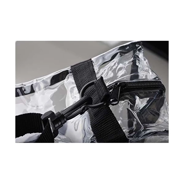 Bolso Tote Transparente Aprobado Por El Estadio Nfl - Tirant Color Negro Diseño De La Tela Liso - Image 3