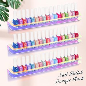 Nihome Estante De Esmalte De Uñas De 42cm Color Multicolor - Image 2