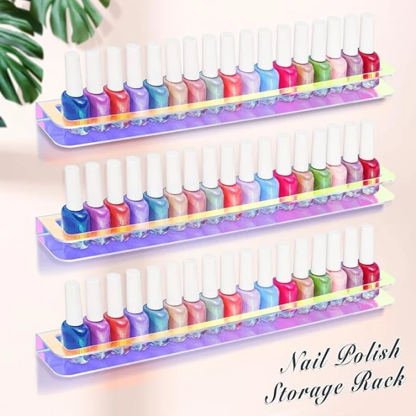Nihome Estante De Esmalte De Uñas De 42cm Color Multicolor - Image 2