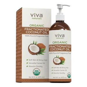 Aceite De Coco 100% Puro Fracc Orgánico 473ml Viva Naturals