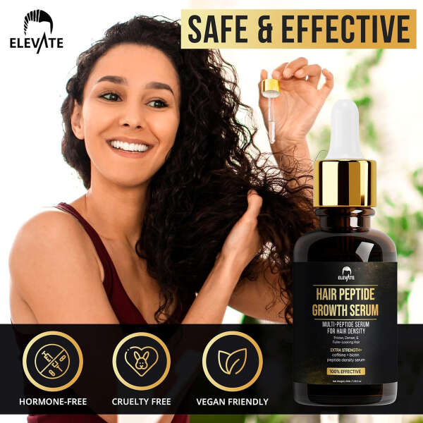 Elevate Serum Multipéptido Para El Crecimiento Cabello 40ml - Image 5
