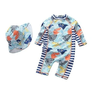 Dnggand - Bañador Con Cremallera Para Bebes Y Niños Con So