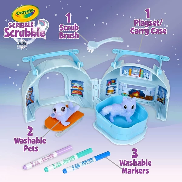Juguete Para Niños Scribble Scrubbie Artic Igloo Crayola - Image 2