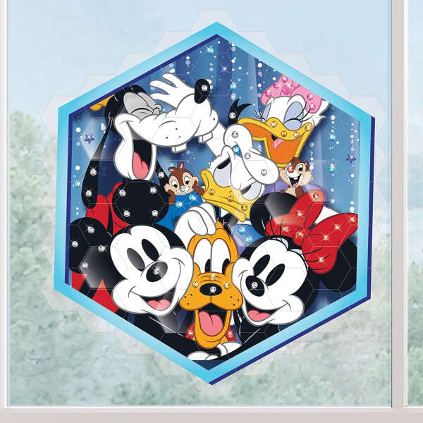 Make It Real Rompecabeza Reutilizable Para Ventana Mickey. - Image 2