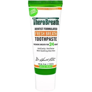 Therabreath Pasta De Dientes Aliento Fresco, Boca Seca 4 Oz