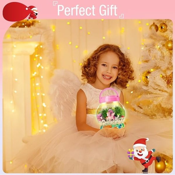 Kit De Terrario De Unicornio Con Luz Arcoíris Para Niños - Image 4