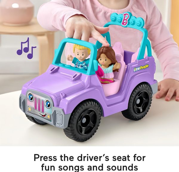 Fisher-price Little People Barbie - Coche De Juguete Color Lila - Image 3