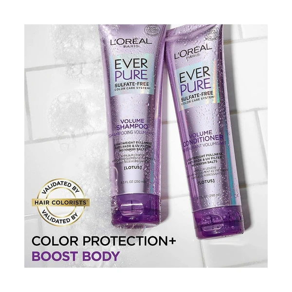 Shampoo Y Acondicionador Dar Volumen L'oréal Paris Everpure - Image 4