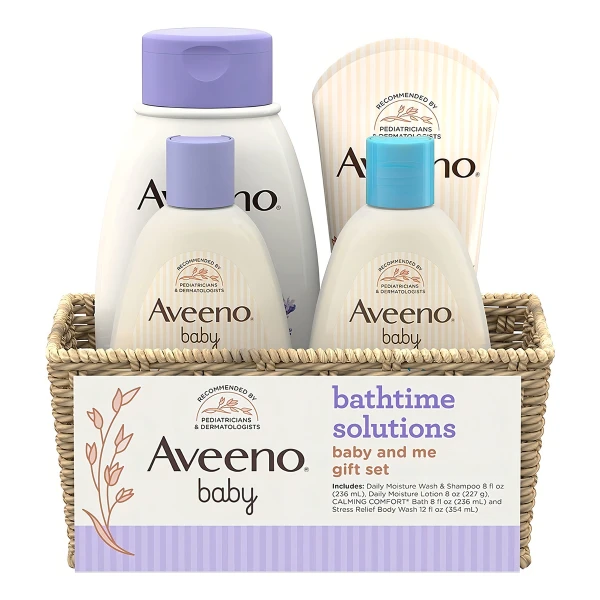 Aveeno Baby Daily Care Set 4 Piezas Para Bebe Y Mama - Image 2